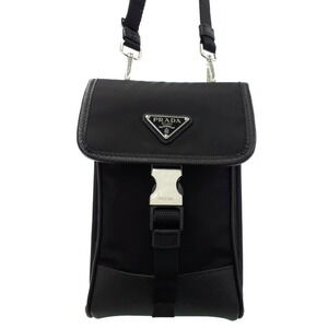 PRADA Re Smartphone Bag Shoulder Crossbody Bag Black
